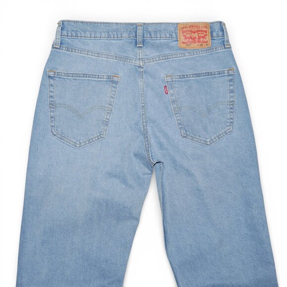 Levis 550 Relaxed Fit Jeans Men's Size 32x34 Premium Light Wash Denim NEW - Picture 5 of 10